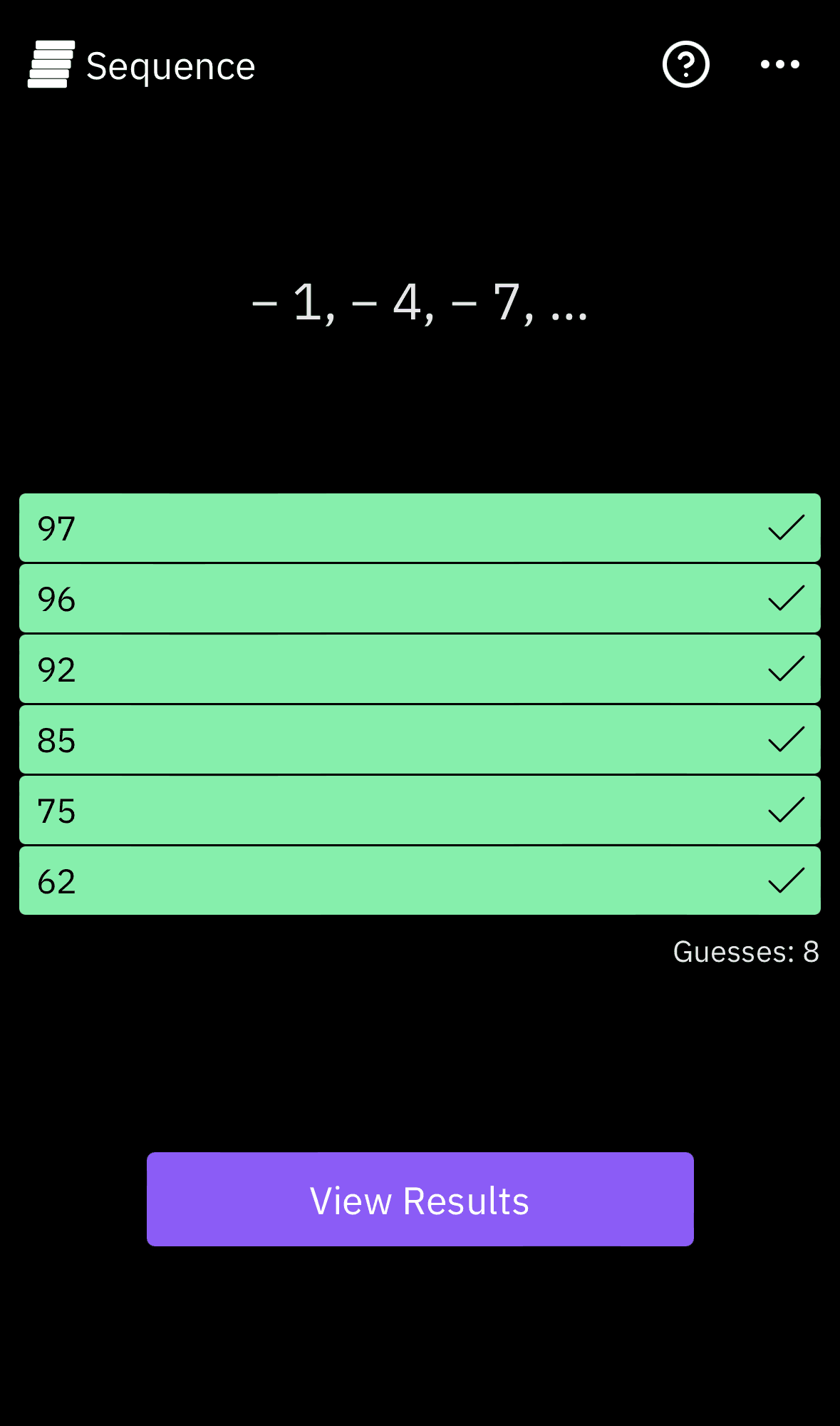 Sequence: game completed screen